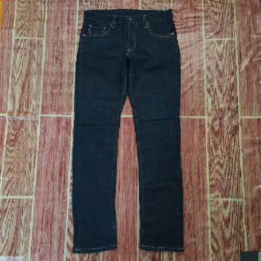 celana uniqlo selvedge bekas second preloved