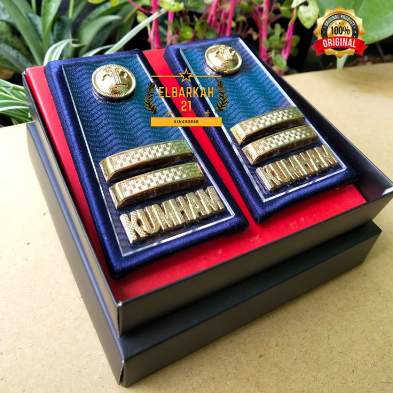 PANGKAT KUMHAM PDH 3B BORDIR AKRILIK TERBARU