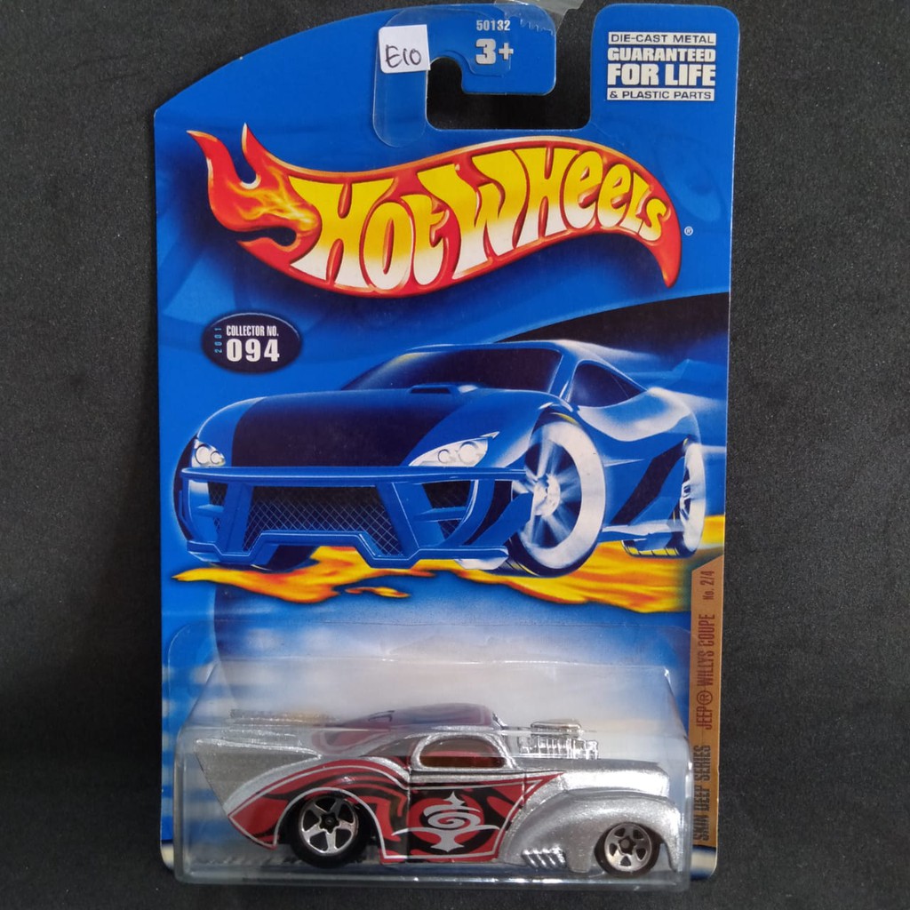 HOT WHEELS (E10) JEEP WILLYS COUPE SILVER