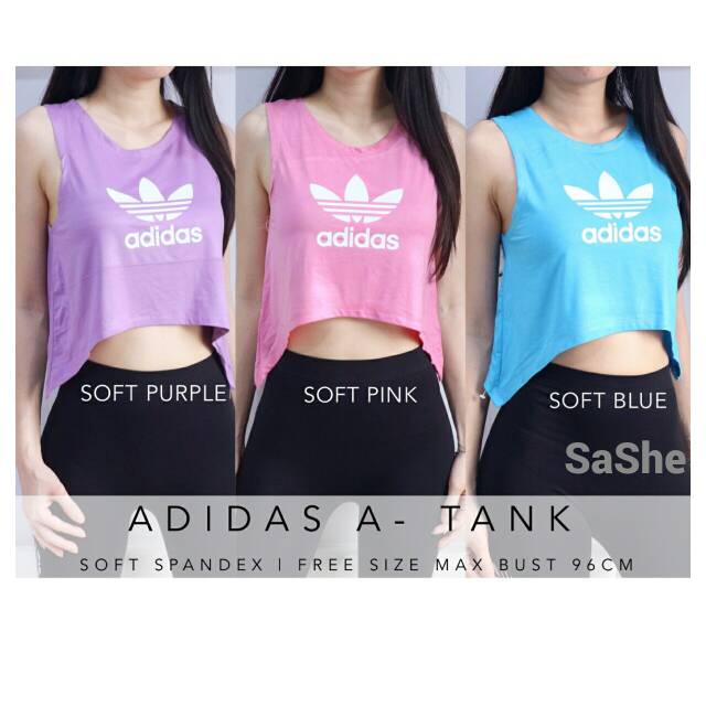 A A - Tank Atasan Baju Kaos Olahraga Zumba Senam Aerobic Yoga Wanita Seksi Terlaris