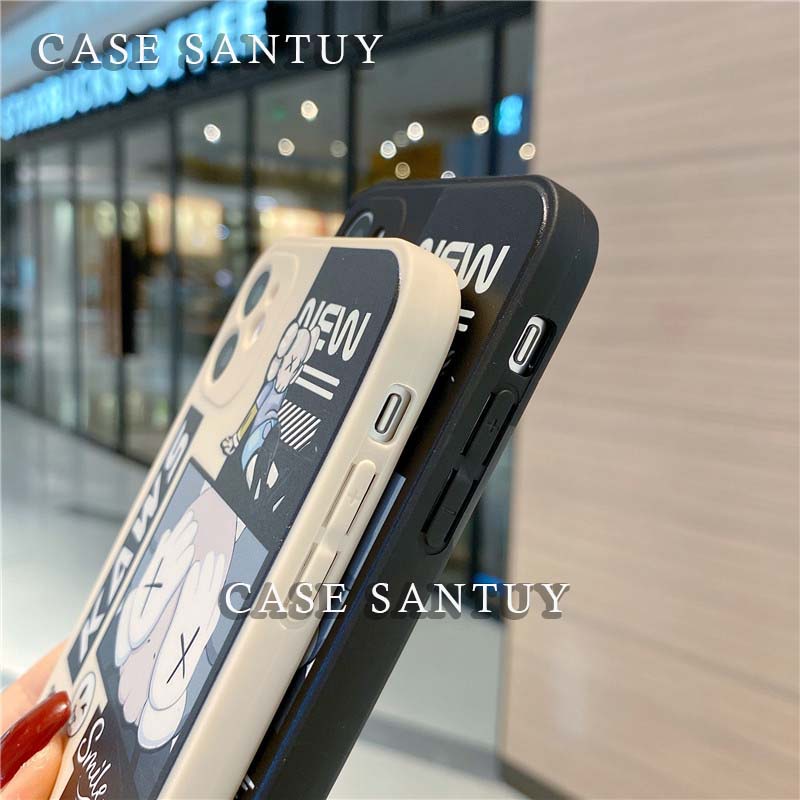 Case Casing Samsung A02 A03 A04 A04e A04S A13 A14 A23 A33 A34 A53 A54 A73 A12 M12 A11 M11 A31 A51 A10 M10 A30 A20 M10S A50 A30S A50S A70 A71 Silicone Soft Case Kaws