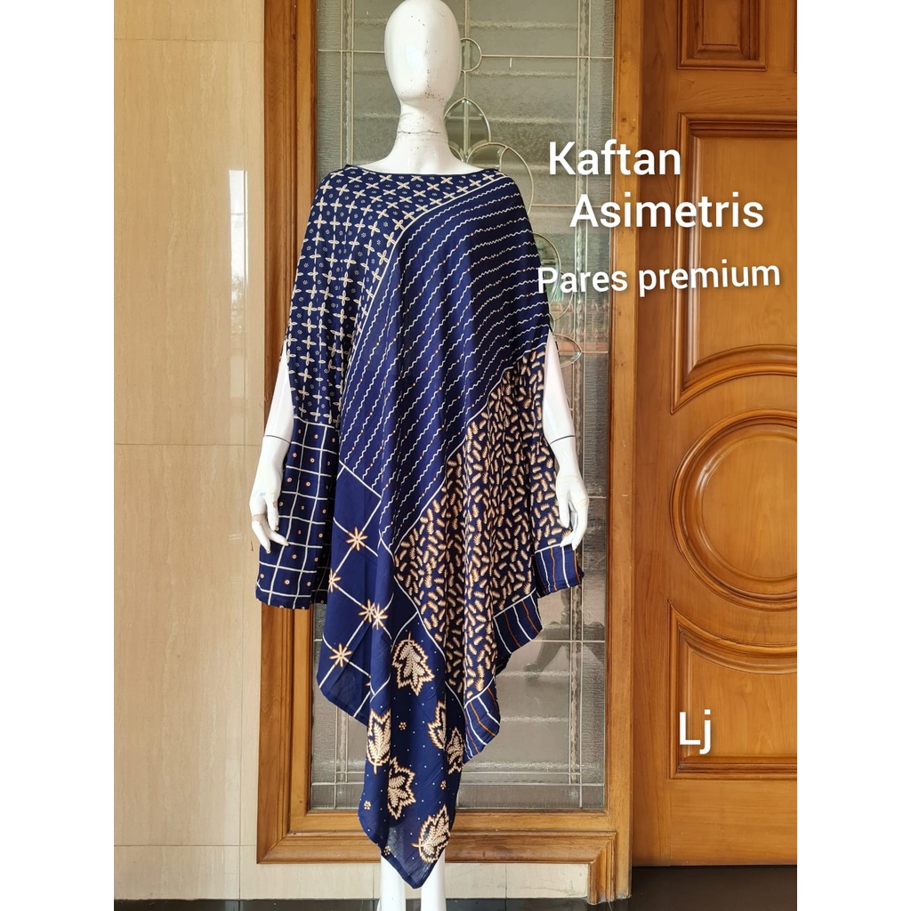 Kaftan paris Asimetris batik solo