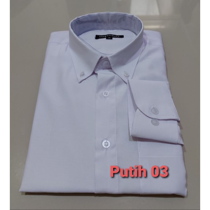 KEMEJA JUMBO POLOS LENGAN PANJANG XXL 2XL XXXL 3XL COKLAT SUSU CREAM UNGGU PEACH KEMEJA POLOS