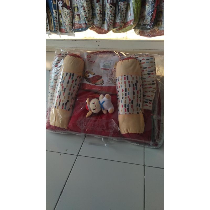 Cintaka kasur bayi lipat + kelambu