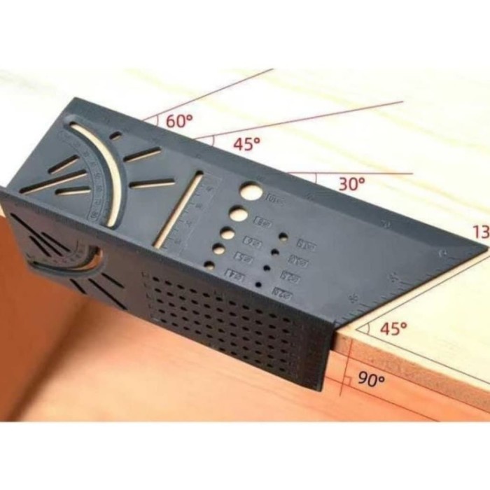 

Wow Marking Ruller / 3D Miter Angle / Penggaris Segitiga / Speed Square Murah