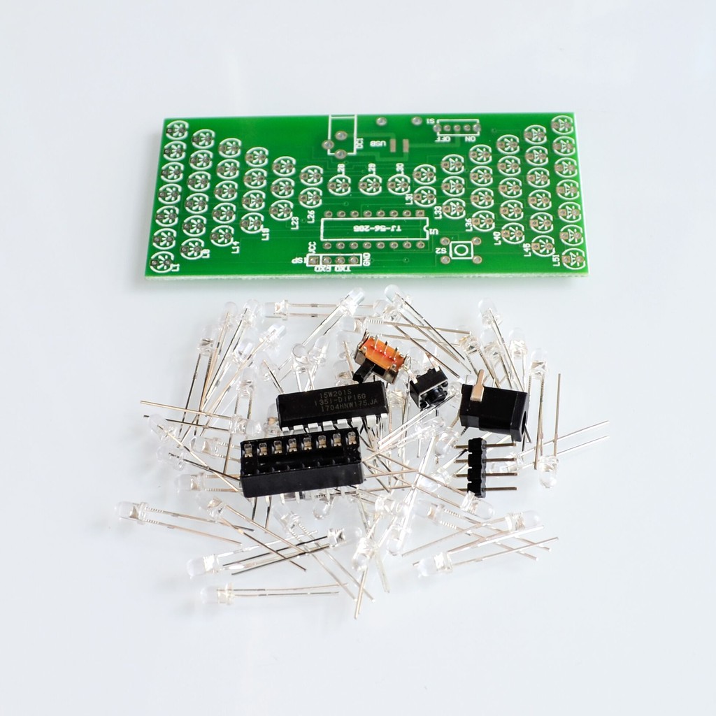 DIY Kit Jam Pasir Elektronik LED Light