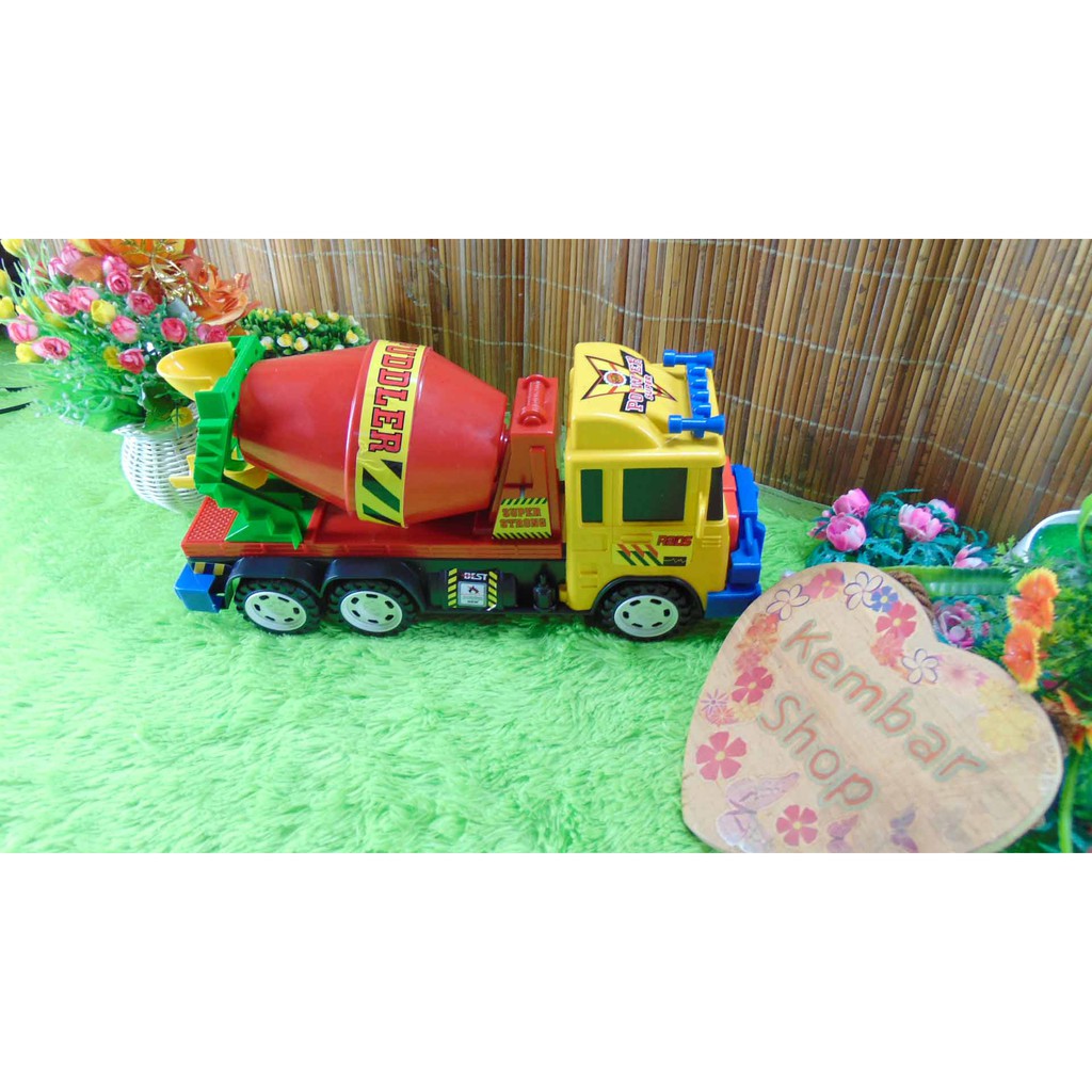BK 3014 M [BISA BERPUTAR MOLENNYA] Mainan Anak Truk Molen Bagus Warna Random