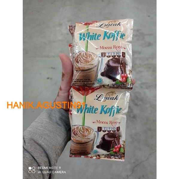 

Kopi Luwak White Koffie Mocca Rose Renceng 10x20gr