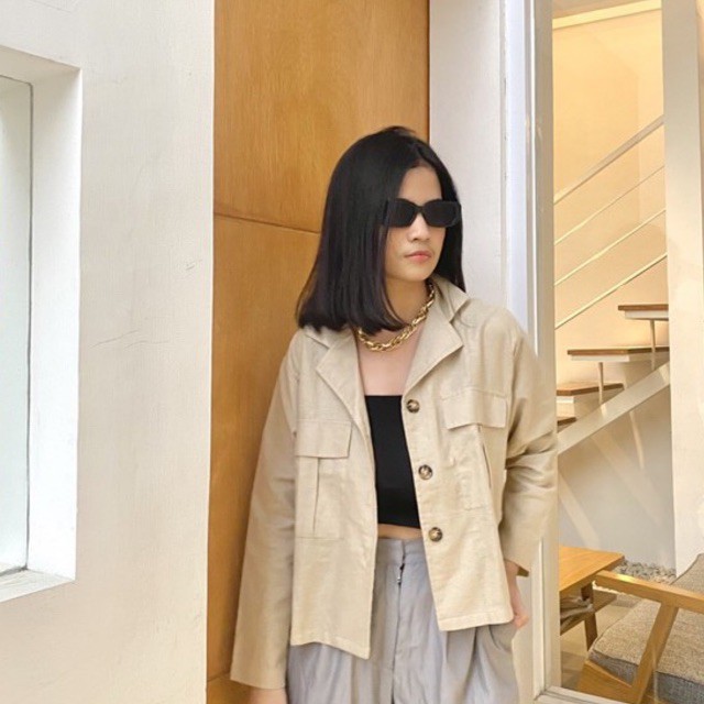 LALU OUTER BY WEAR LABEL (LINEN)-1