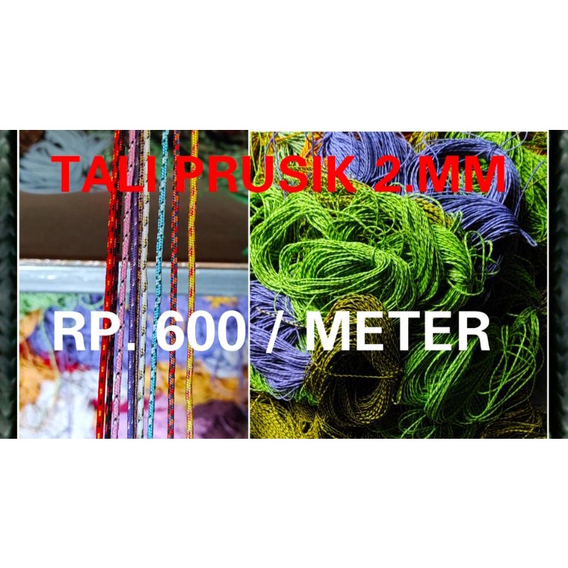 PRUSIK 2.MM  RP. 600/ METER