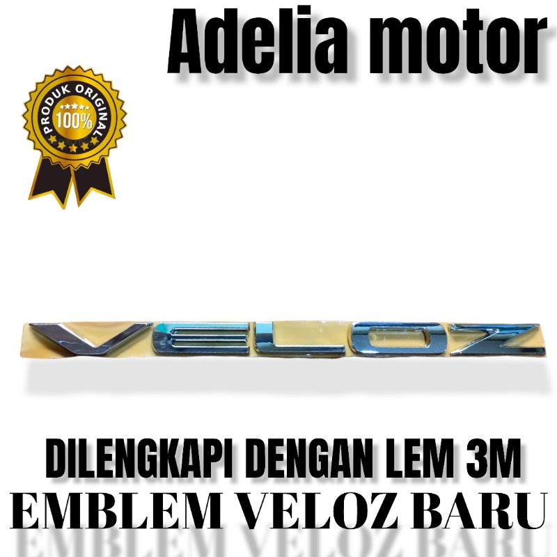 Emblem Veloz tulisan Veloz baru Lambang Veloz huruf Veloz baru