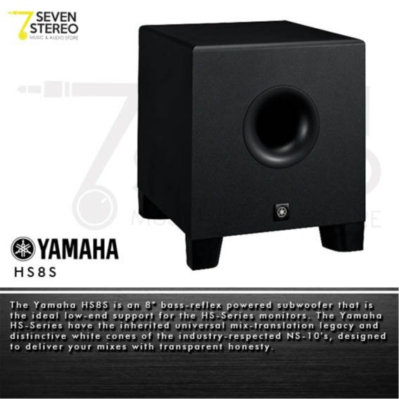 Yamaha HS8S Powered 8 Inch Studio Subwoofer