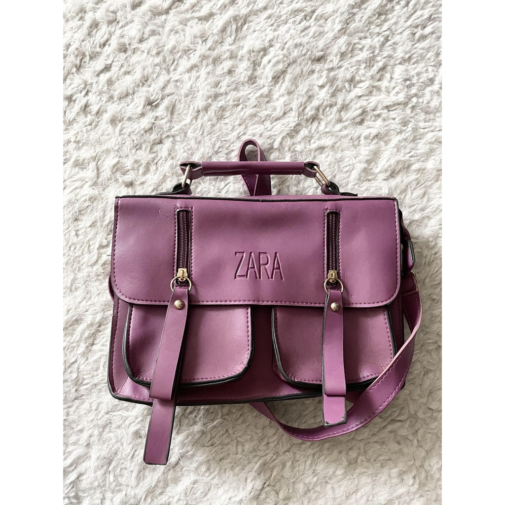 Zara Tas Selempang Wanita | Tali Panjang 2 Model | Murah | Preloved | Cuci Gudang