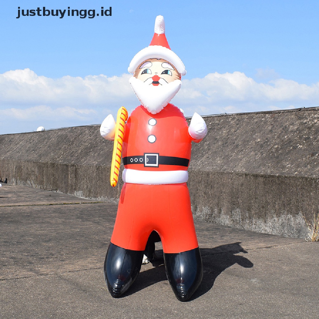 (Justbuyingg.Id) Balon Tiup Bentuk Santa Claus Untuk Dekorasi Natal