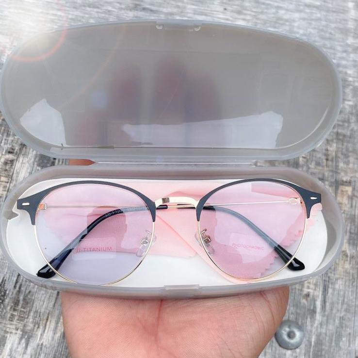Terbaik.. Kacamata Photocromic Anti Radiasi Sinar UV Kacamata Gaya Wanita Pria Korean Photocromic Mu