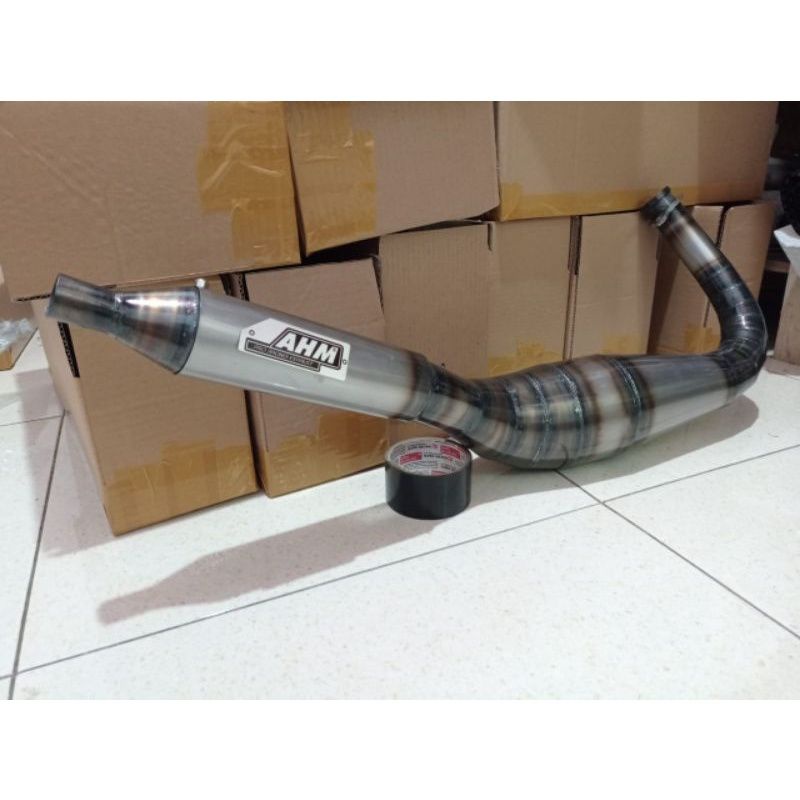 KNALPOT  AHM KOLONG RX KING PLAT KARAT