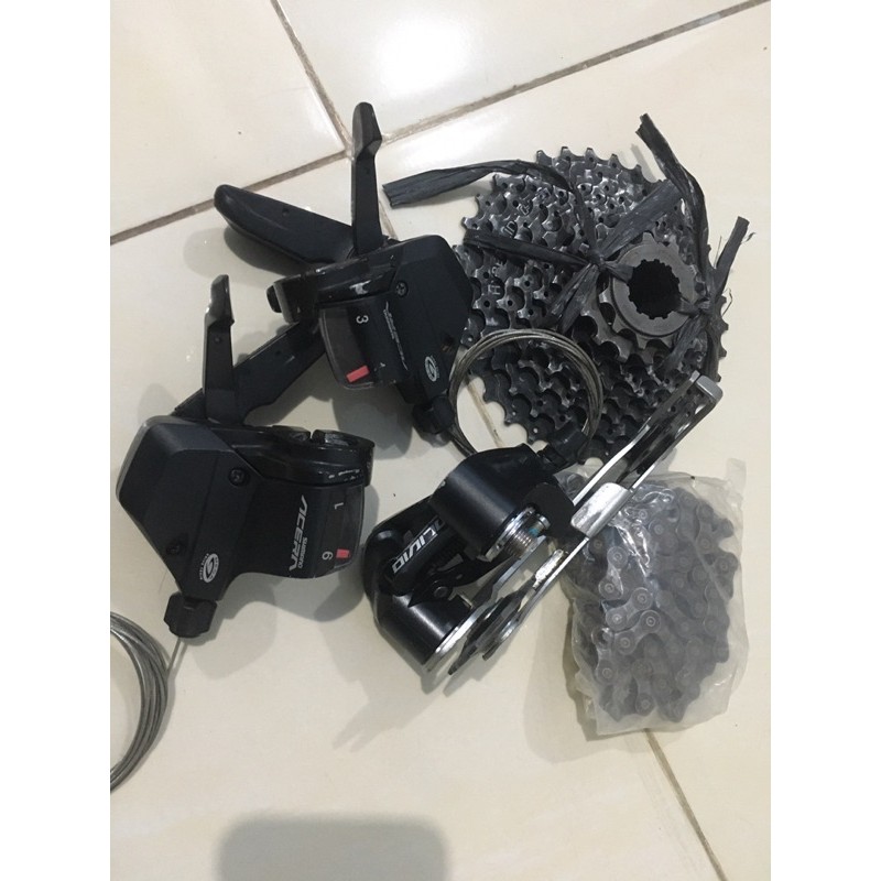 Mini groupset 9 speed shimano alivio mix acera