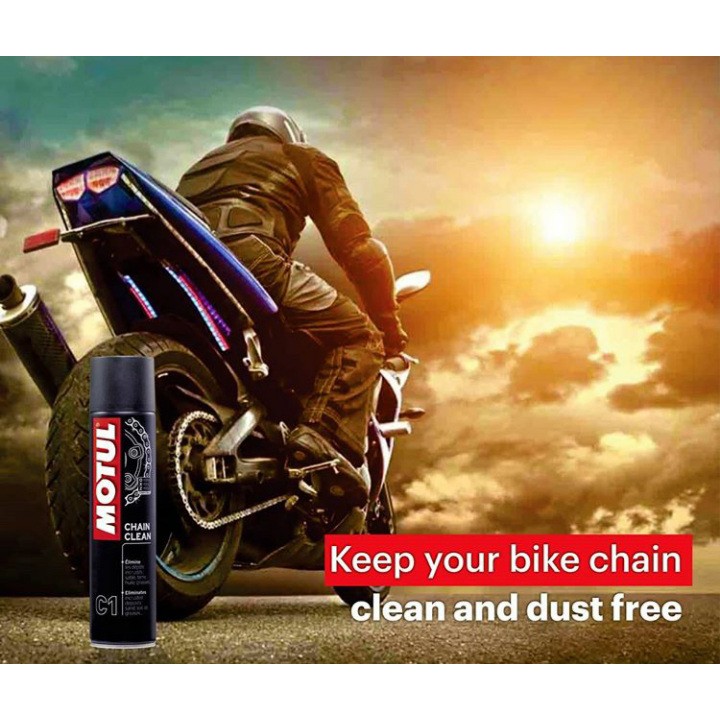 Jual Motul Chain Clean C1 dan Chain Lube C2 dan C3 pelumas rantai Shopee Indonesia