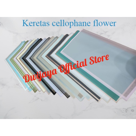 

TERMURAH! Kertas cellophane flower bunga per Lembar