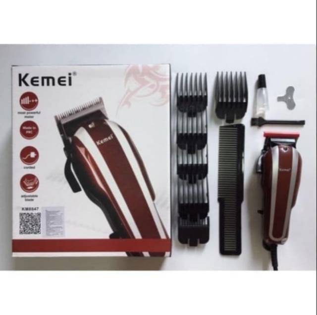 Alat Cukur Rambut KEMEI KM-8847 // Cukuran Rambut // Hair Clipper