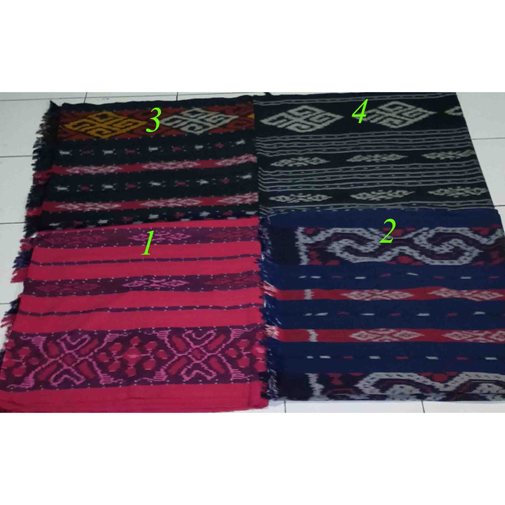 TENUN ETNIK KAIN BLANKET NUSANTARA MOTIF IKAT SUMBA TORAJA FLORES NTT NTB DAYAK TROSO JEPARA