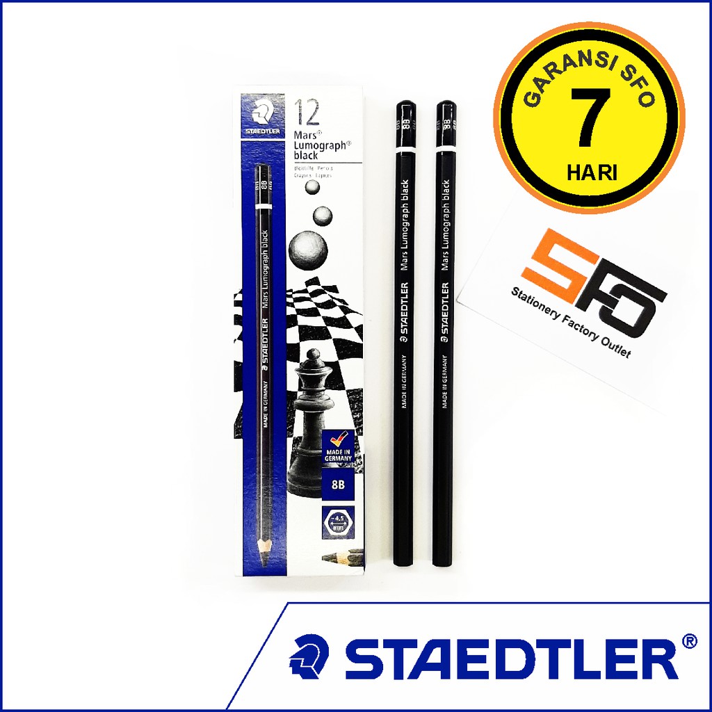 

Pensil Staedtler Mars Lumograph Black - 2B 4B 6B 8B