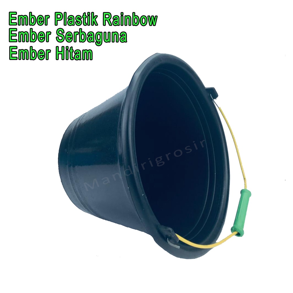 Ember Plastik Rainbow * Ember  Hitam * Ember Serbaguna