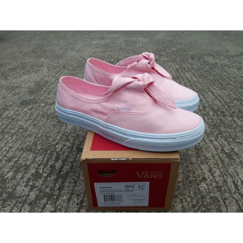 PREMIUM IMPORT MADE IN CHINA VANS AUTHENTIC KNOTTED PINK WHITE WAFFLE DT BNIB