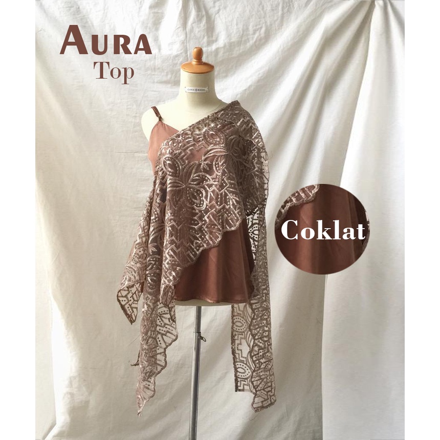 AURA TOP (ATASAN BRUKAT / ATASAN KEBAYA/ ATASAN TILE BORDIR)