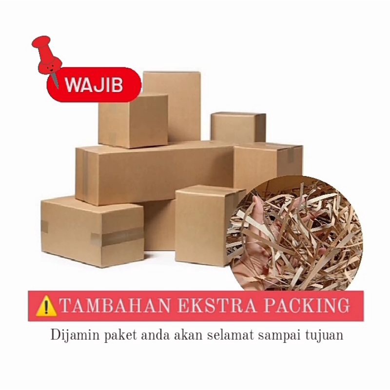 

(WAJIB!) EKSTRA PACKING TAMBAHAN DUS DAN KERTAS CACAH