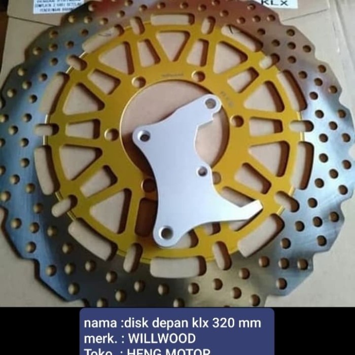 Disk Piringan Cakram Depan Klx D Tracker 320 Mm Cakram Klx Supermoto