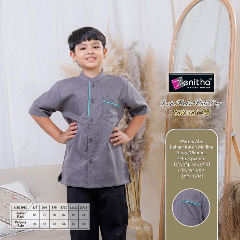 Zenitha Baju Koko Kids Boy  Sakina -28