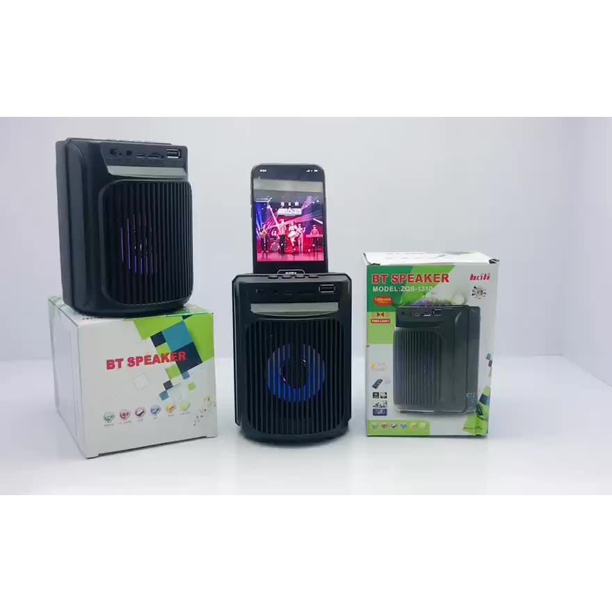 SPEAKER PORTABLE BLUETOOTH ZQS - 1310 WIRELESS SUPER BASS