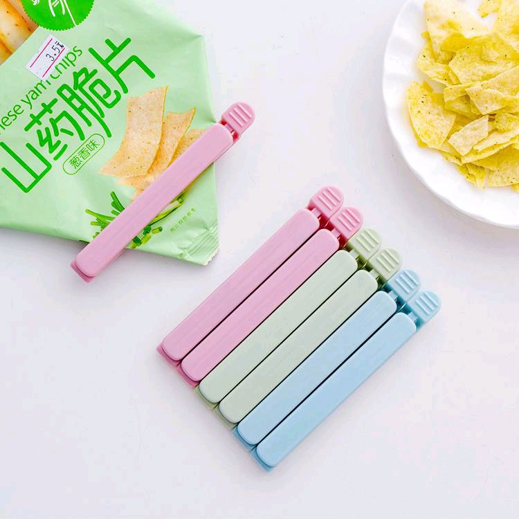 [CLASHOP]Segel Penjepit Plastik / Jepit Kantong Makanan Klip Seal Snack Food Sealer