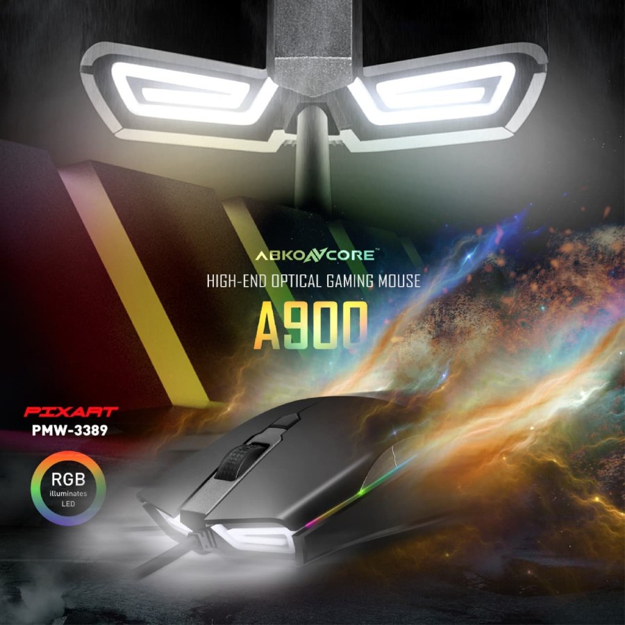 Mouse AbkonCore A900 - RGB Gaming mouse AbkonCore A900