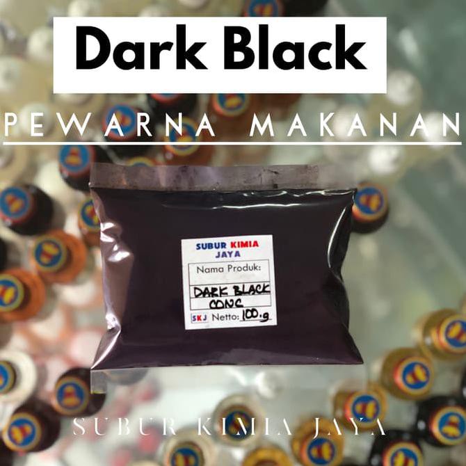 

31.87-Kue- Pewarna Makanan Bubuk Dark Black Hitam ( 100 Gram ) -Terlengkap-Termurah-Dijamin.