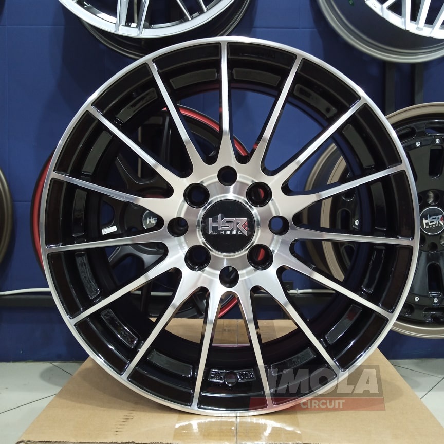 Velg mobil racing murah ring 15 MAUDUS R15 Hitam polis et 42 r15 brio agya xenia ayla