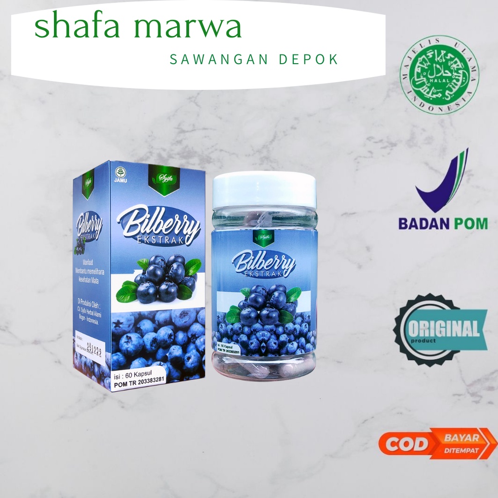 Jual Ekstrak Bilberry Syifa Obat Mata Minus Plus Silinder Katarak Rabun