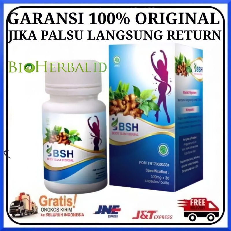 BSH BODY SLIM HERBAL ORIGINAL OBAT PELANGSING BADAN