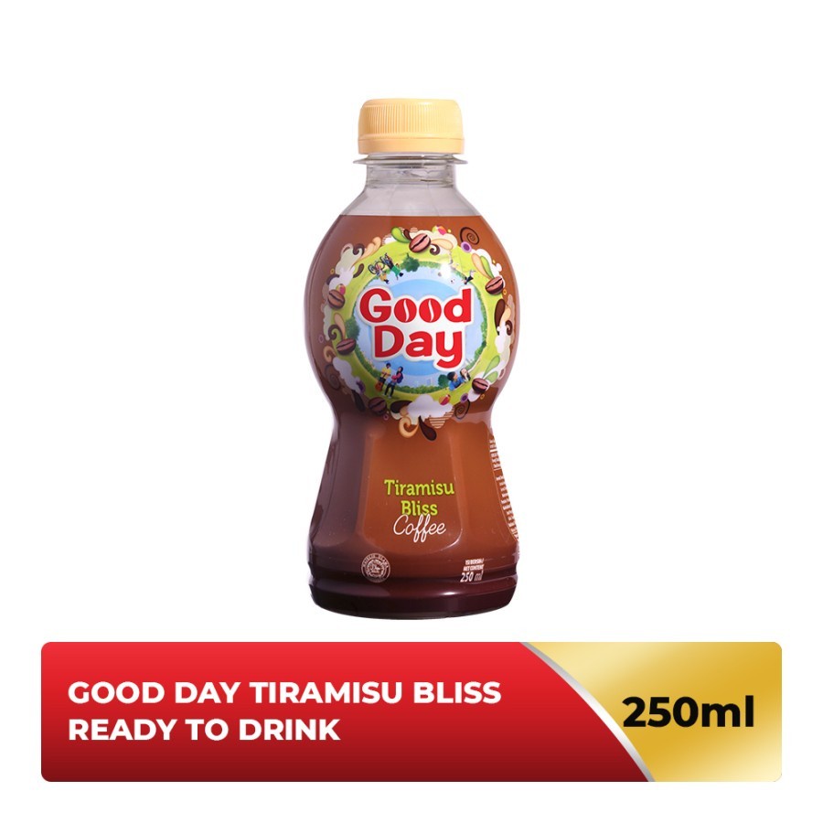 

GOOD DAY TIRAMISU BLISS COFFEE 250ML (121003)