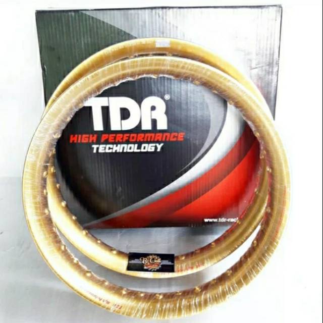 Velg TDR Ushape uk 185 & 215 gold emas