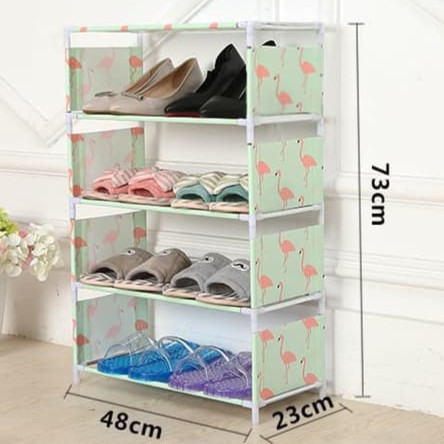 Rak sepatu MOTIF 5 SUSUN / Rak Sepatu 5 Susun / Rak Susun / Rak sepatu Susun