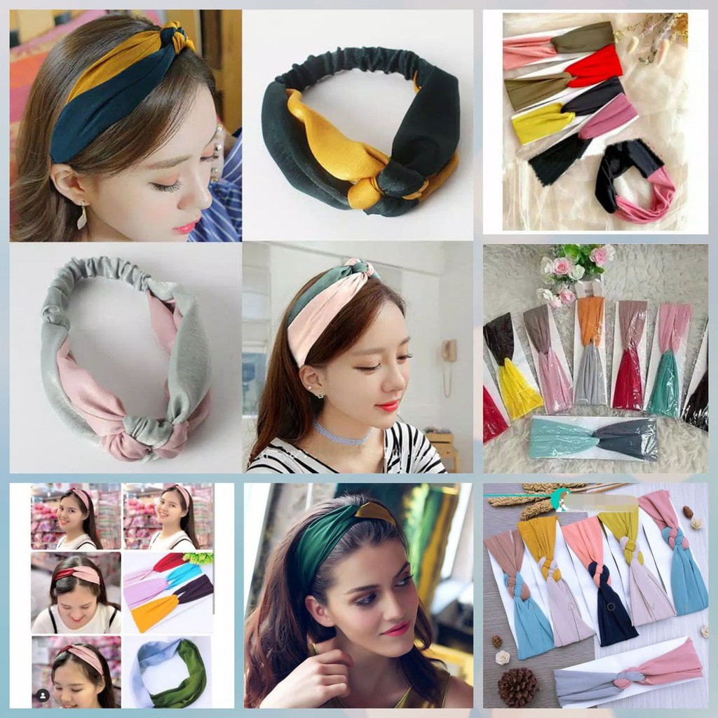 JNY.Co BANDO BANDANA SILANG KOMBINASI KOREA