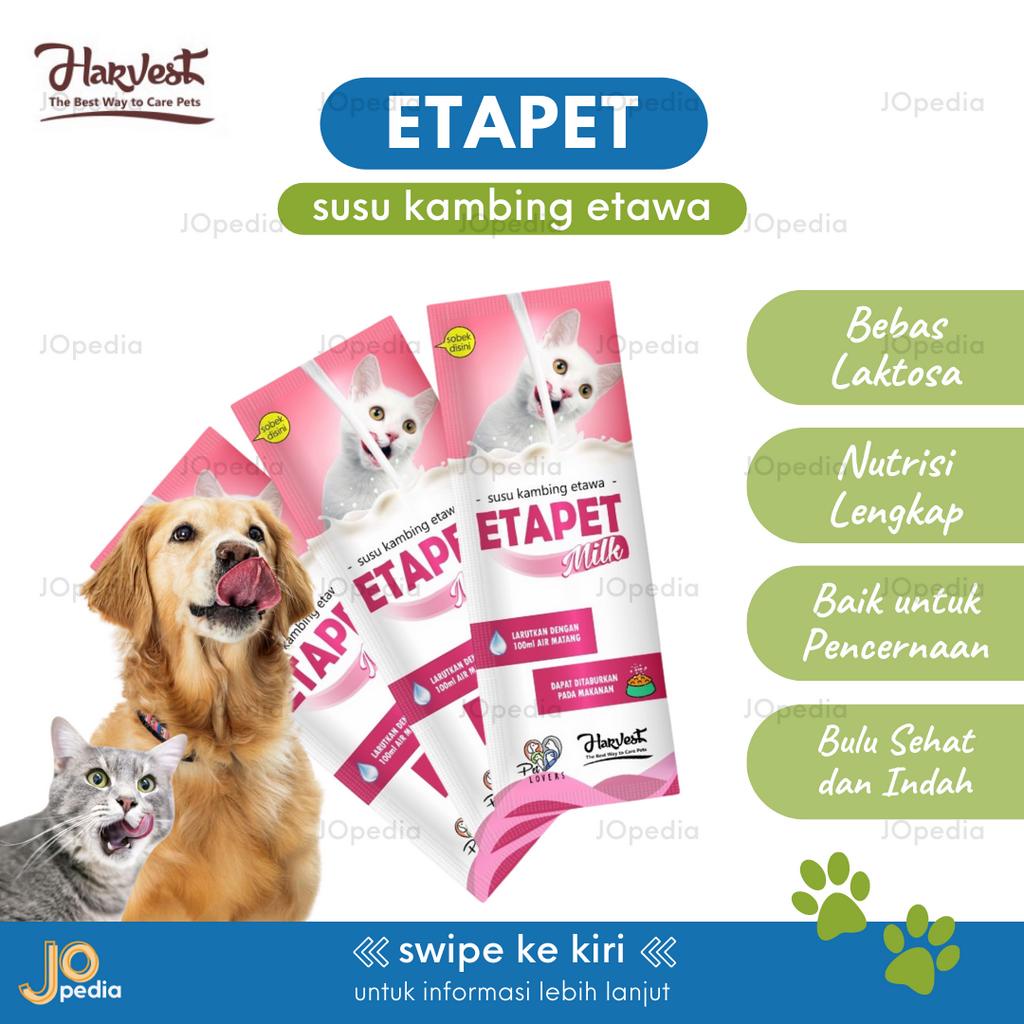 ETAPET Susu Kucing Anjing Susu Kambing Etawa Bubuk Bebas Laktosa Kitten Puppy Milk