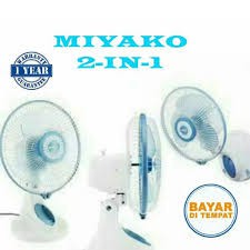 Kipas 2 in 1 Meja dan Dinding 9 INCH MIYAKO KAD 927B