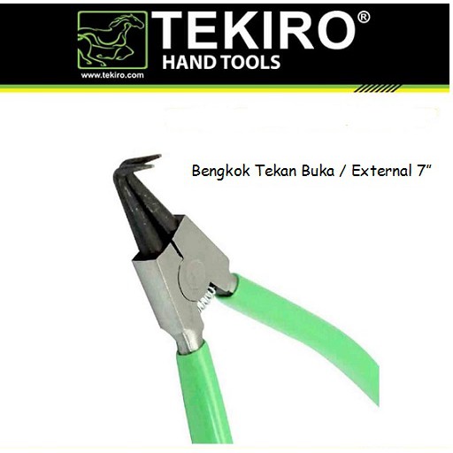 Tang Pin 7" Tekiro Lurus / Bengkok / Internal / Eksternal