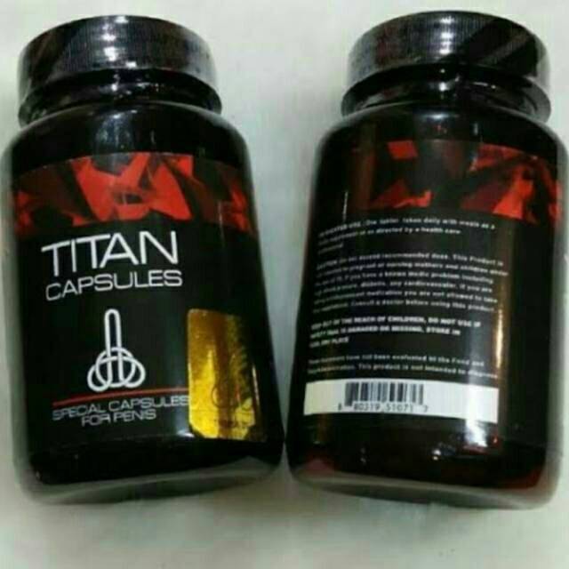 TITAN CAPSULE ASLI ORIGINAL RUSIA SPESIALIS PEMBESAR KELAMIN PRIA