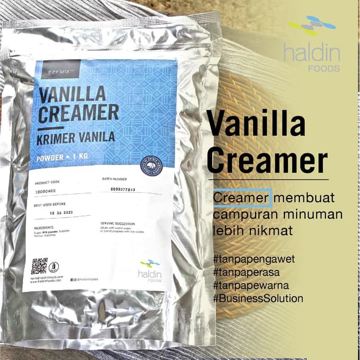 

Vanilla Creamer 1 kg EZY Mix HALDIN FOODS