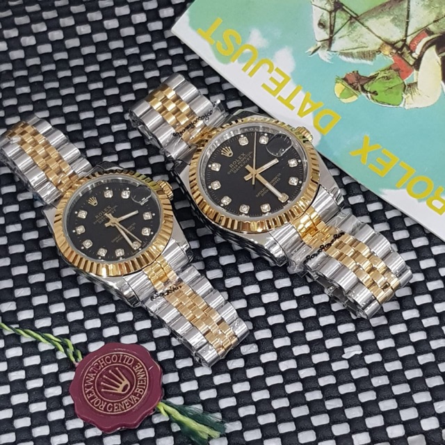 JAM TANGAN ROLEX DATEJUST COUPLE AUTOMATIC