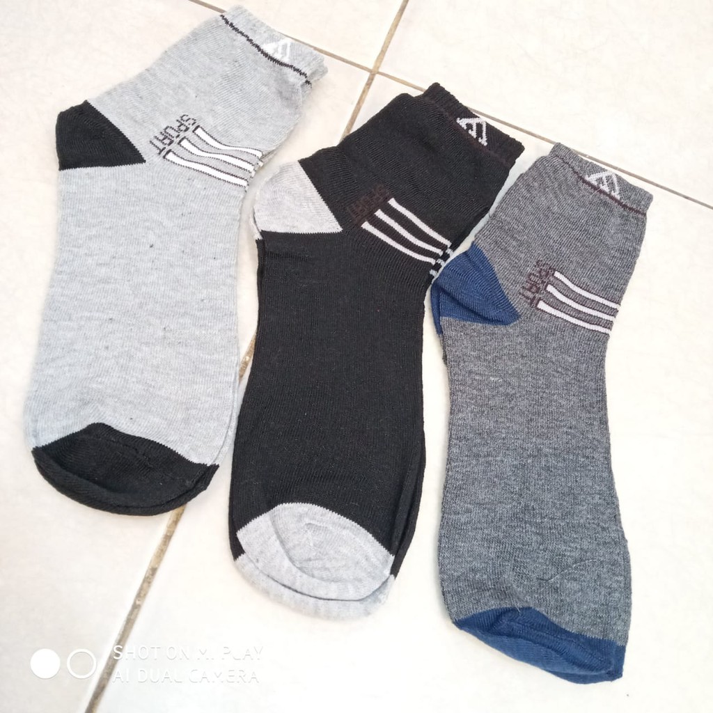 Kaos Kaki Pria Model Klasik Bahan Katun Bambu Fiber untuk Musim Panas